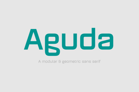 Aguda Family: A Versatile Font for Craft and Design