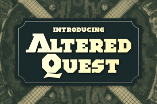 Altered Quest: A Striking Typeface for Editorial Design