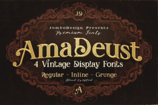 AmaDeust: The Luxe Serif Font for Premium Campaigns