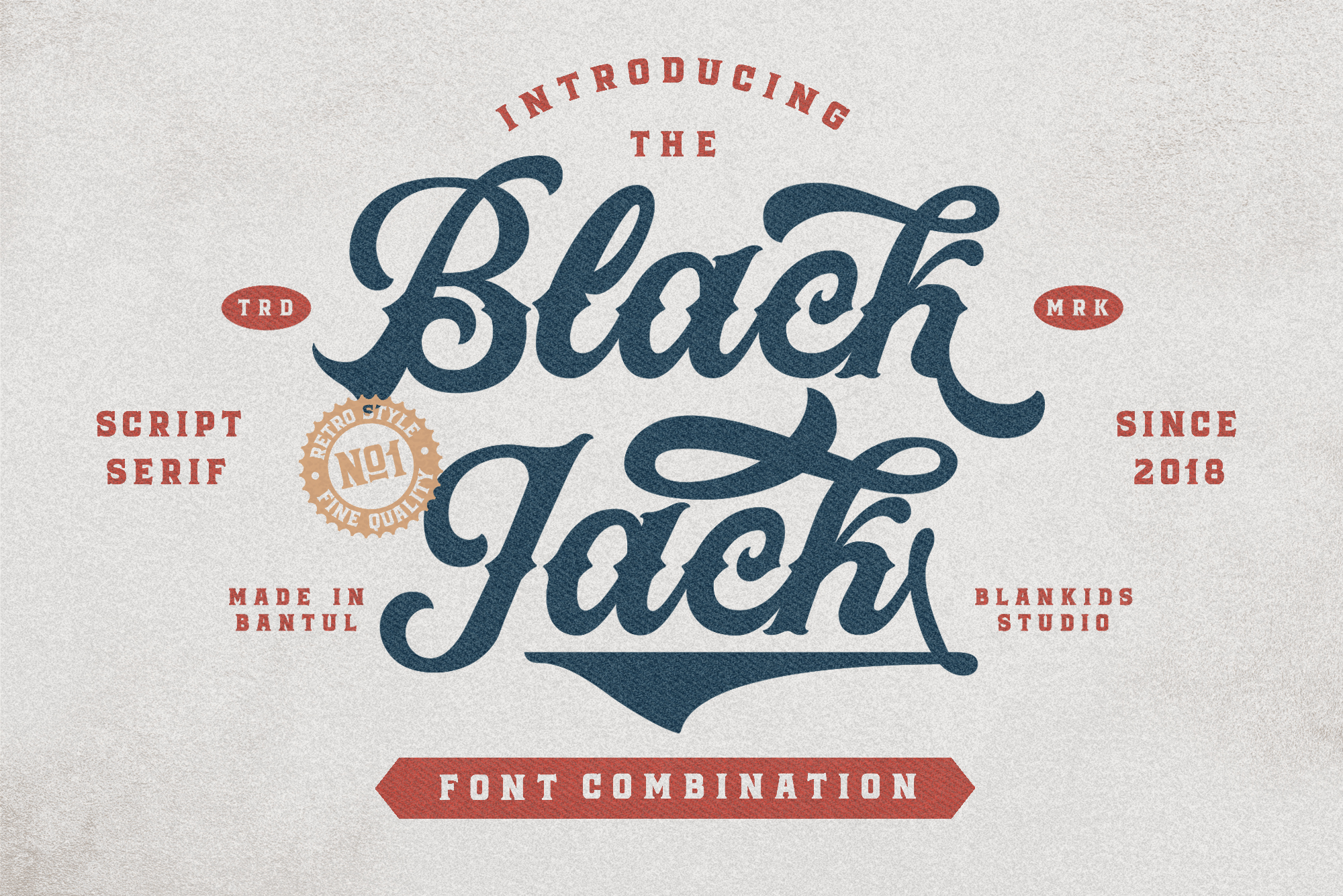 Black Jack Display: A Vintage Font for Modern Campaigns