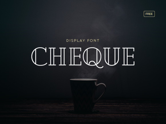 Boost Your Campaign with Cheque: A Striking Display Font