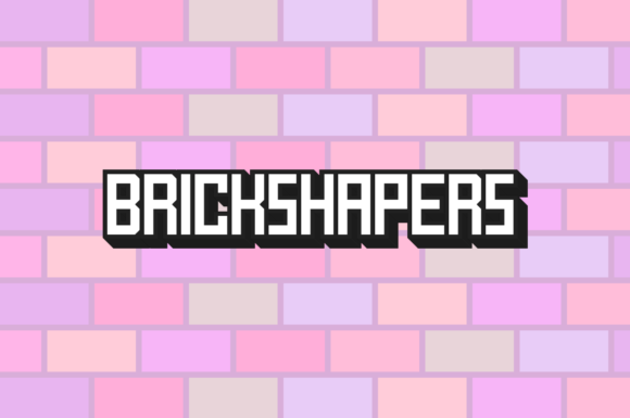 Brickshapers: A Bold and Creative Display Font
