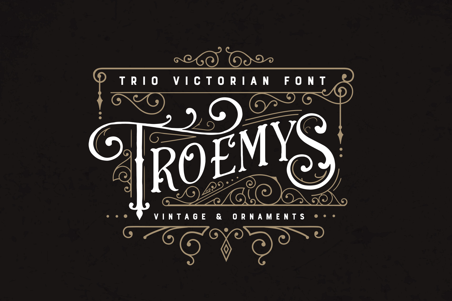 Bring Charm to Your Creations with Troemys Font Trio