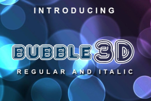 Bring Your Creations to Life with Bubble 3D Font