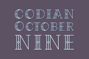 Codian October Nine: A Striking Display Font for Marketers