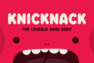 Discover Knicknack: A Charming Font for Editorial Design