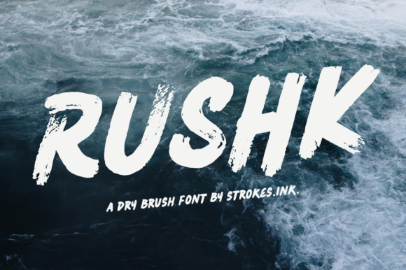 Discover Rushk: A Unique Display Font for Creative Projects
