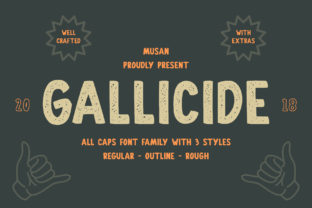 Exploring Gallicide: A Versatile Font for Creative Branding