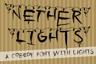 Exploring Nether Lights: A Unique Font for Creative Branding