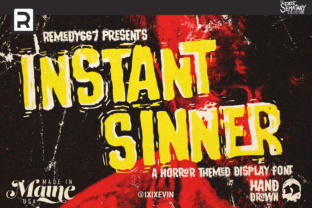 Instant Sinner: A Font for Bold and Memorable Campaigns