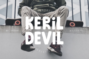 Keril Devil: A Fun and Edgy Display Font for Web Design