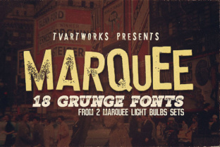 Marquee: A Grunge Display Font for Bold Web Design
