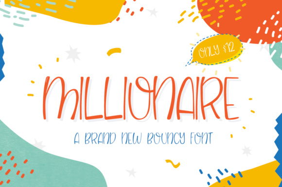 Millionaire: A Fun and Modern Display Font for Web Design