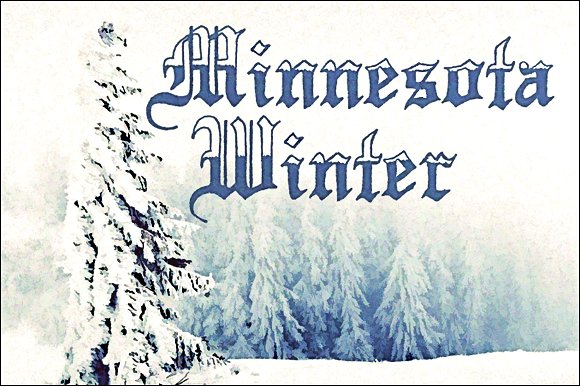 Minnesota Winter: A Bold Gothic Font for Branding