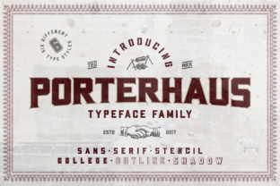 Porterhaus Family: A Bold Display Typeface for Editorial Design