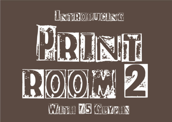 Print Room 2: A Vintage Font for Modern Marketers