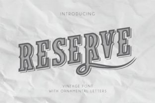Reserve: A Versatile Font for Eye-Catching Designs