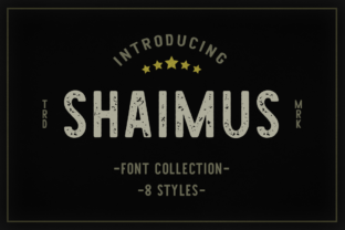 Shaimus Family: Your Go-To Vintage Display Font