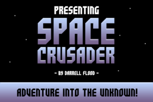 Space Crusader: A Futuristic Typeface for Bold Branding