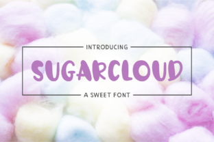 SugarCloud: A Sweet and Adorable Typeface for Editorial Design