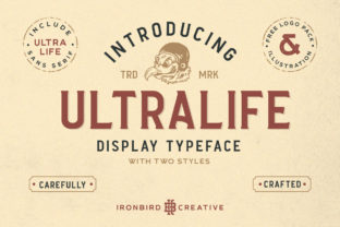 Ultralife Family: The Perfect Font for Bold Campaigns